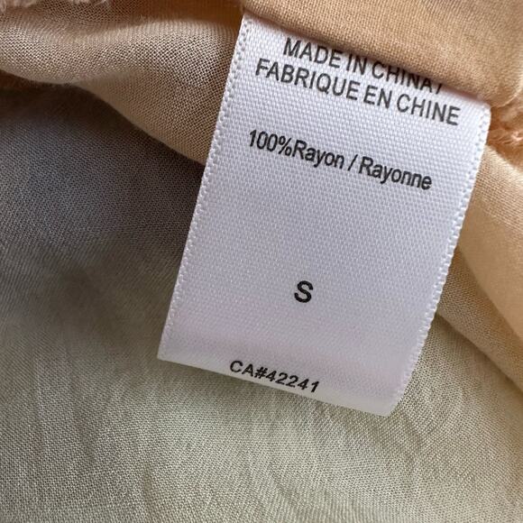 YFB Flutter Sleeve Top Tie Dye Watercolor Spring Summer Pastel Rayon Hippie - Picture 5 of 8